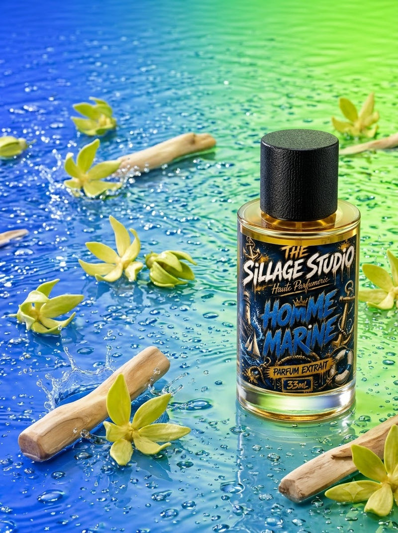 Homme Marine – Aquatic Perfume for Men — long-lasting wear