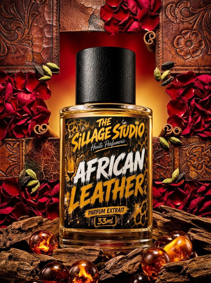 African Leather – Oud Leather Perfume for Men — The Sillage Studio