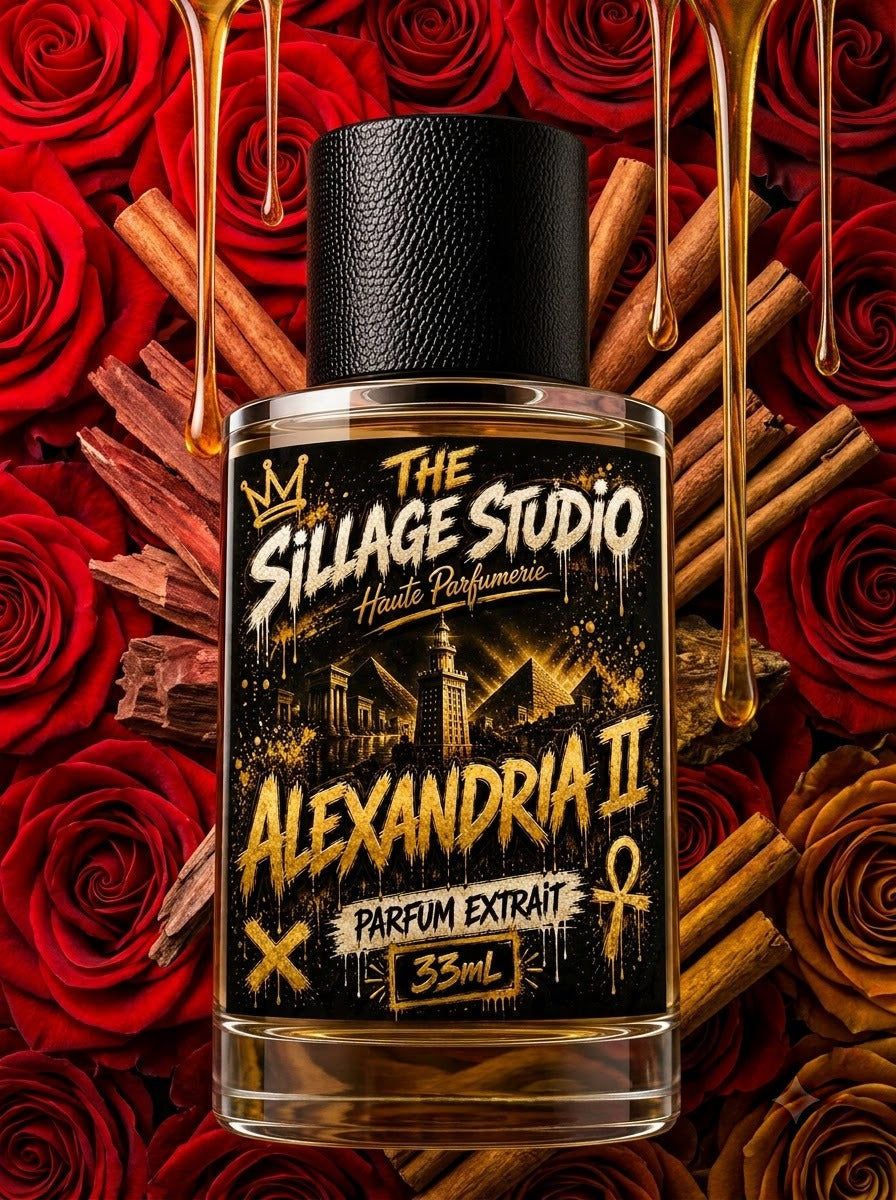 Alexandria II – Unisex Oud Rose Perfume — The Sillage Studio