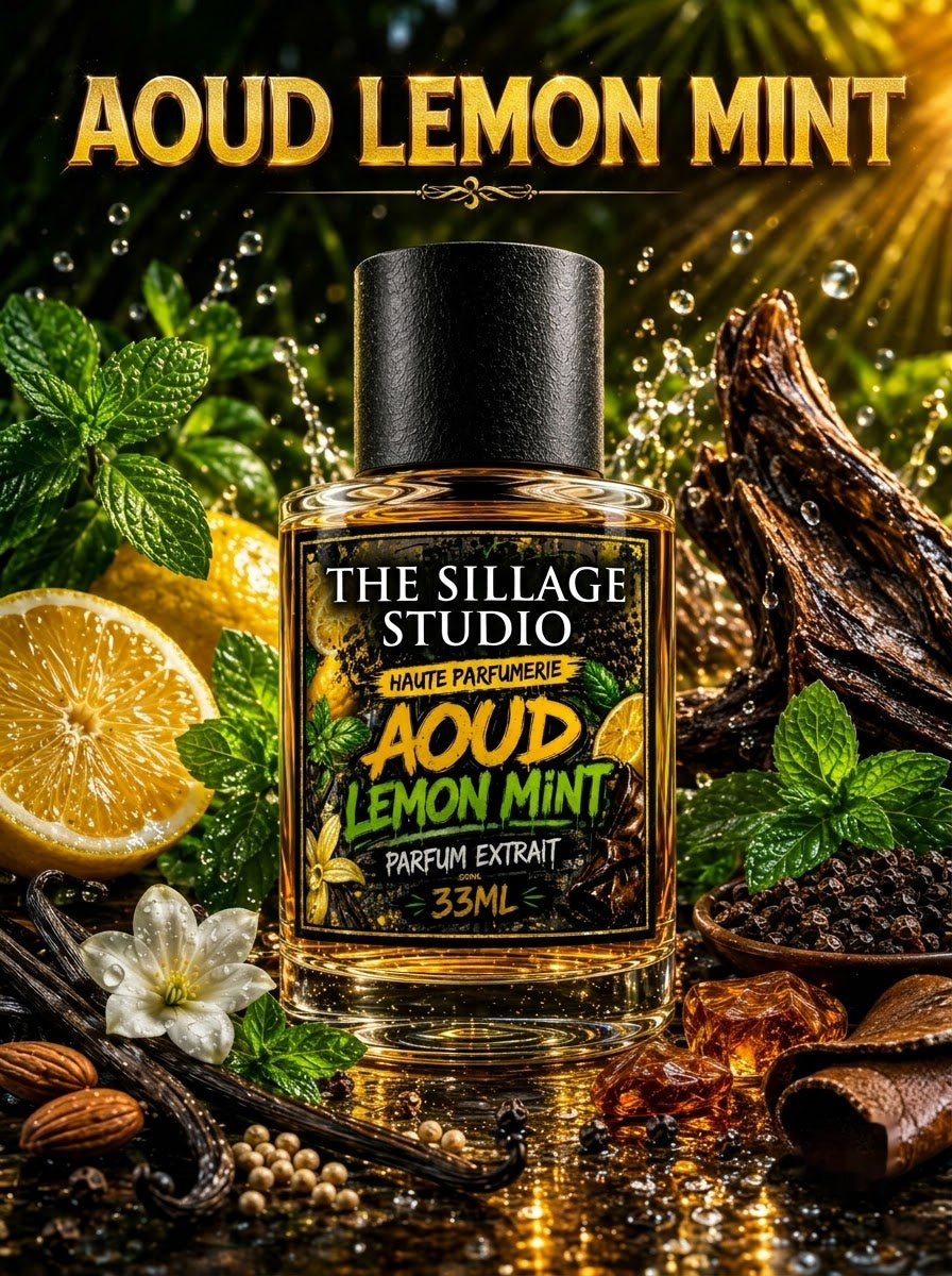 Aoud Lemon Mint — The Sillage Studio Parfum Extrait 33ml