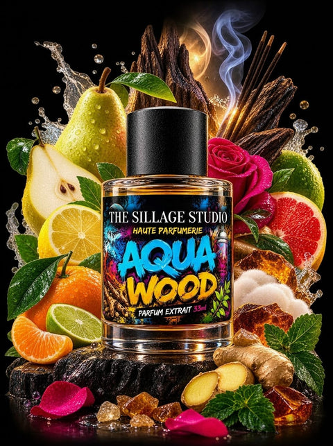 Aqua Wood – Unisex Rose & Wood Perfume
