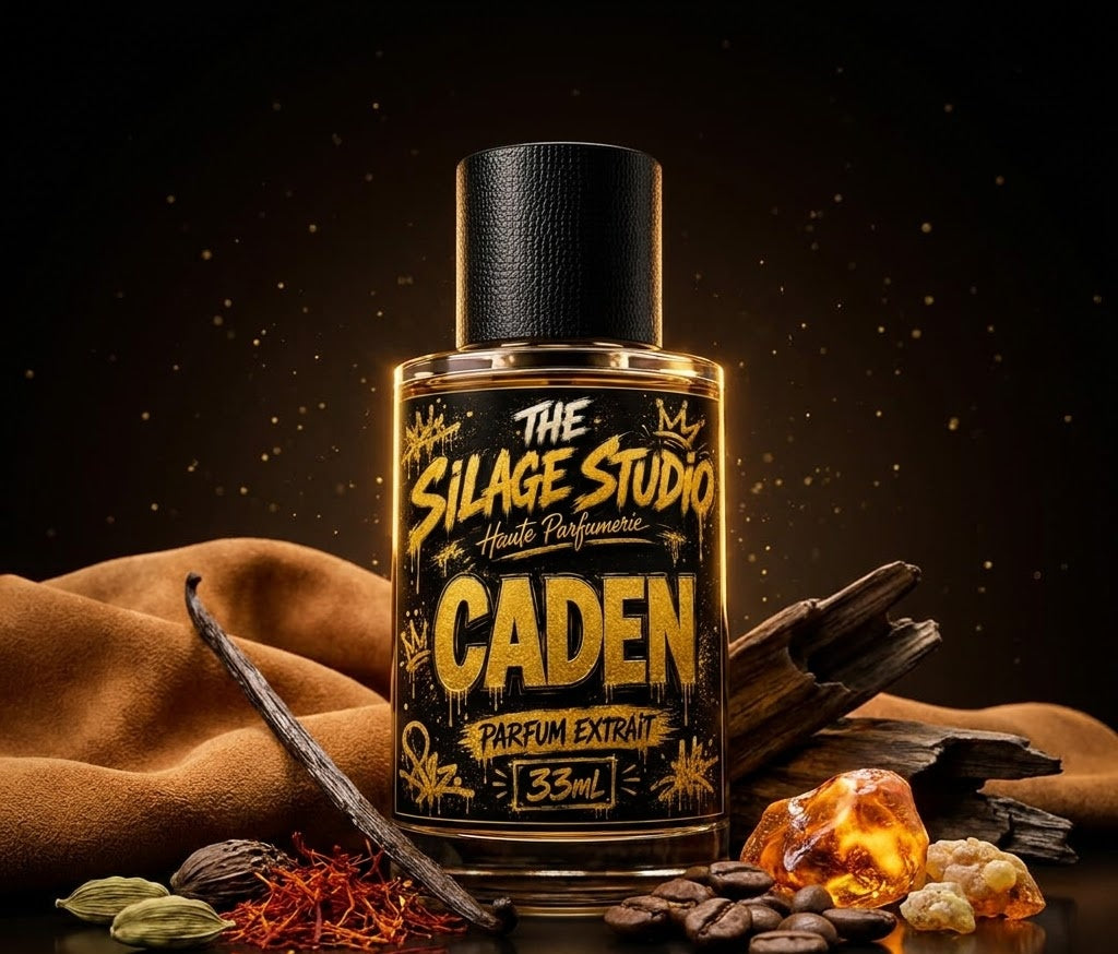 Caden by The Sillage Studio — Parfum Extrait 33ml, scent-world ingredient scene