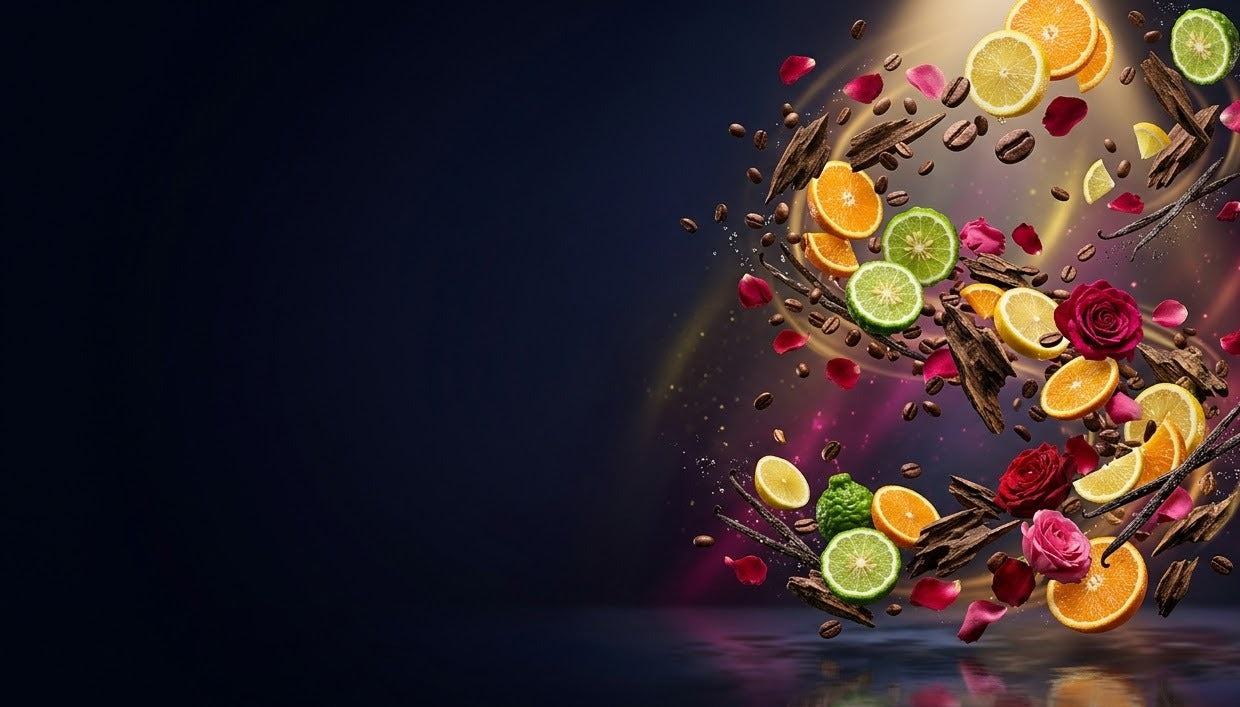 The Sillage Studio — citrus, rose and spice hero banner
