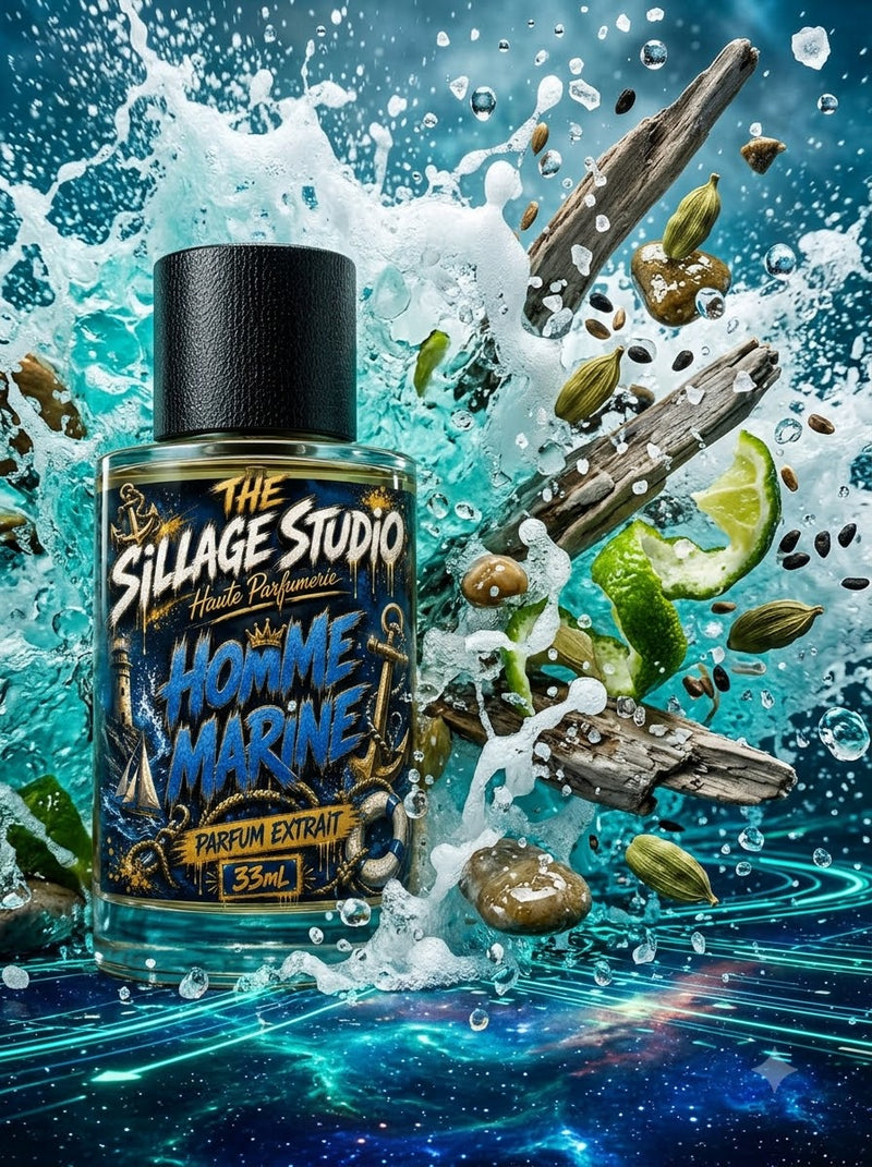 Homme Marine – Aquatic Perfume for Men — long-lasting wear